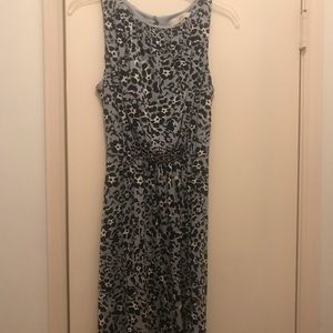 Light blue leopard Loft dress